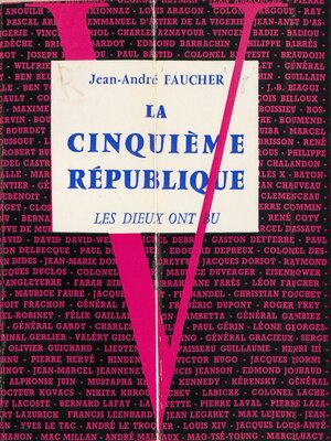 cover image of La Cinquième République